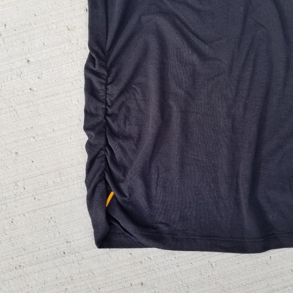 Lucy long tank top with side ruching - Picture 3 of 8